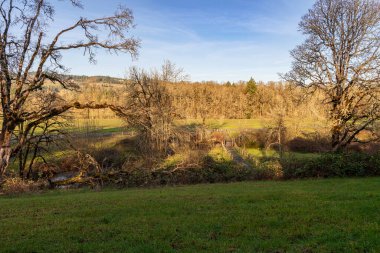 Champoeg Tarihi Eyalet Parkı Oregon.