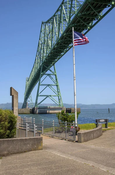 Most Astoria Megler Stanie Astoria Oregon — Zdjęcie stockowe