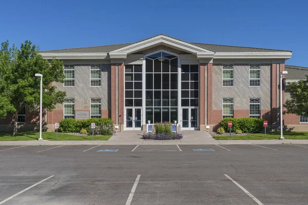 Iglesia Los Santos Los Últimos Días Universidad Estatal Pocatello Idaho — Foto de Stock