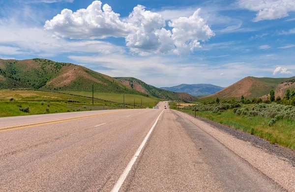 Idaho State Freeway Summer Travels Beautiful Landscape — Stock Photo, Image