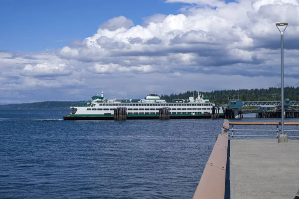 City Edmond Washington State Viewpoint Marina Ferry Transport — Stockfoto