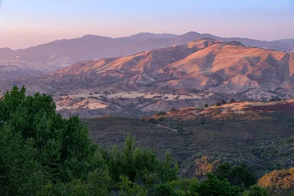 Zonsondergang Licht Zuid Californië Landschap — Stockfoto