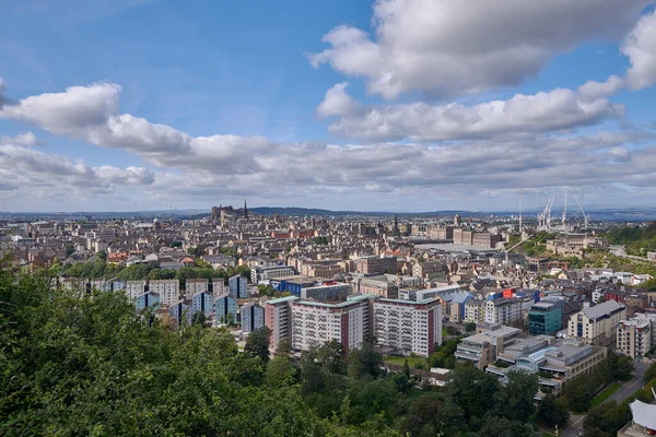 Edinburgh Scotland City View Old New — Stock Photo, Image