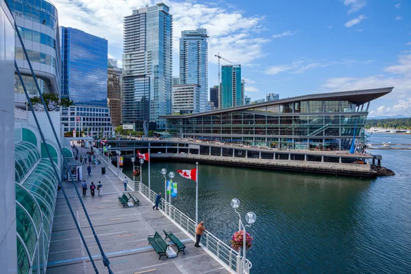 Vancouver Port Entry Crises Skyline City Canada — Photo