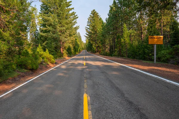 Country Road Going East Ashland Klamath Falls Oregon — Stockfoto