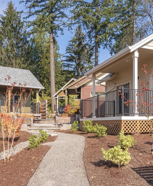 Novas Casas Construção Para Alugar Gresham Oregon — Fotografia de Stock