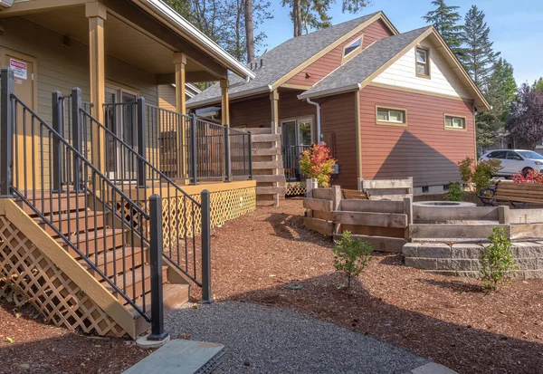 New Construction Cottages Rent Gresham Oregon State — Stock Photo, Image