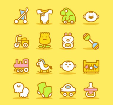 Bebek simge seti