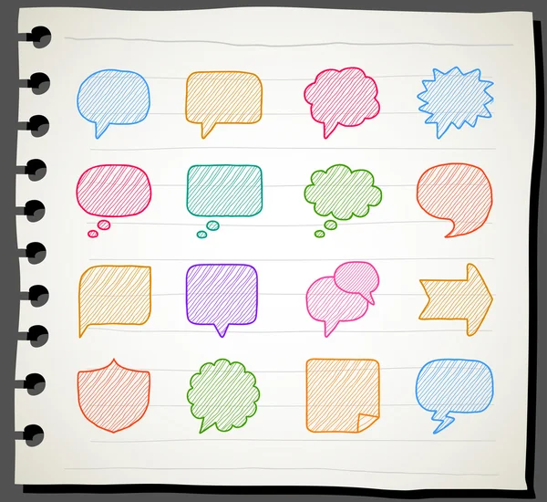 Speech And Thought Bubbles — Stock Vector