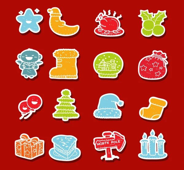 elle çizilmiş Noel