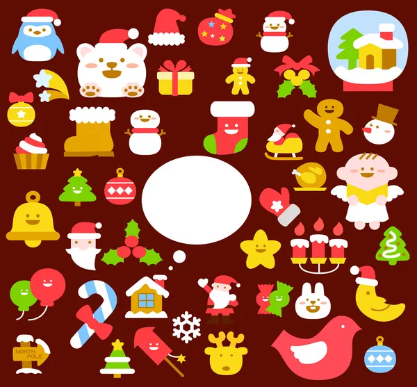 Colección de Navidad — Vector de stock