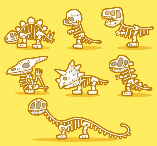 Schattige dinosaurus — Stockvector