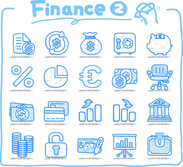 Hand drawn Finance icon