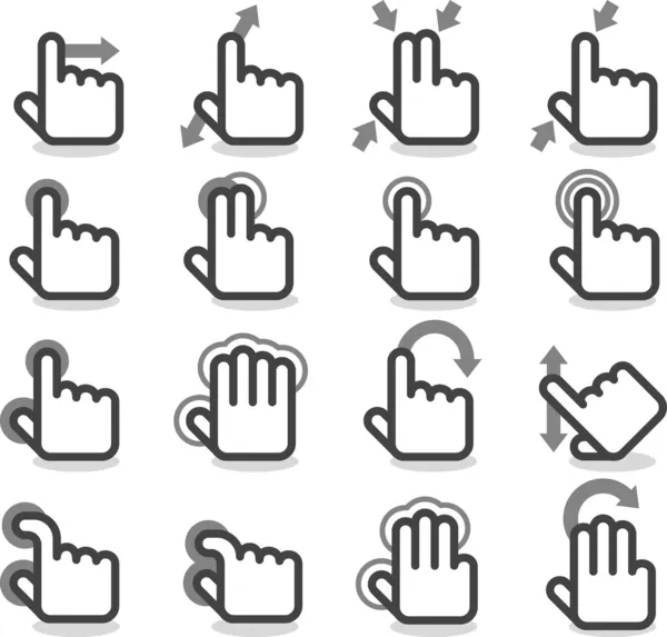 dokunmatik yüzey hareketleri