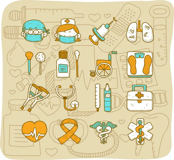 Health care & medical icons — Stock Vector