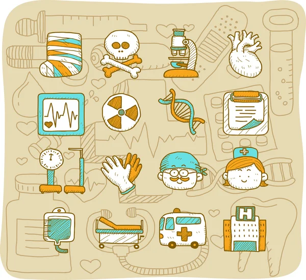 Health care & medical icons — Stock Vector