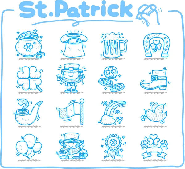 St. patricks dag pictogram — Stockvector