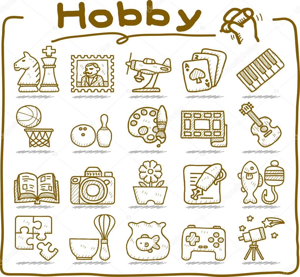 Hobby, Leisure and Holiday Icons