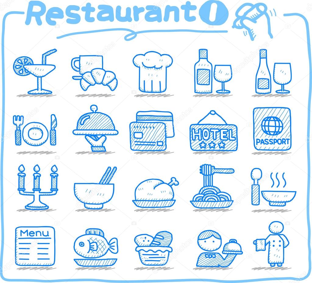 Restaurant Icon set