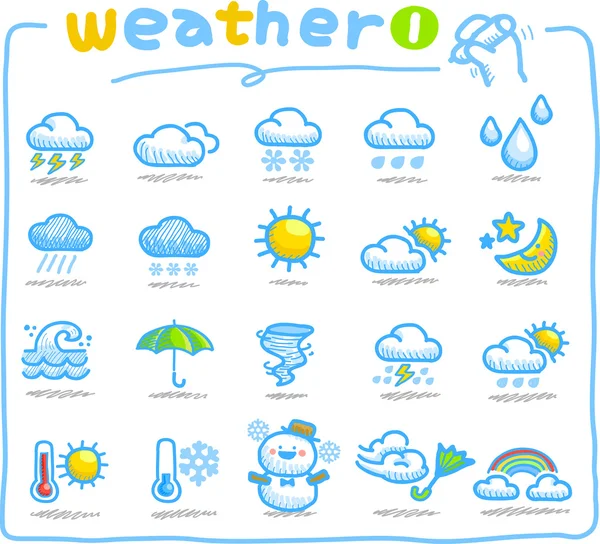 Weather — Stock Vector