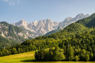 View to the Julian Alps clipart