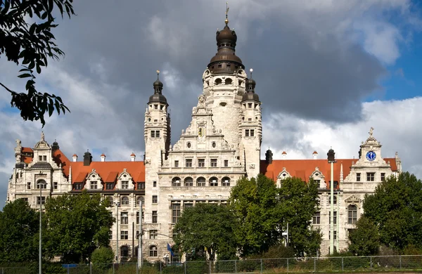 Nuevo ayuntamiento de Leipzig — Foto de Stock
