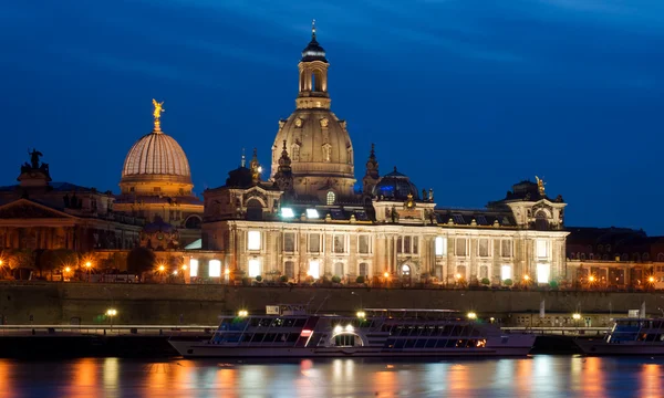Dresden histórico no por do sol — Fotografia de Stock