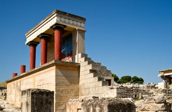 Remainings of ancient Knossos — Stock Photo, Image