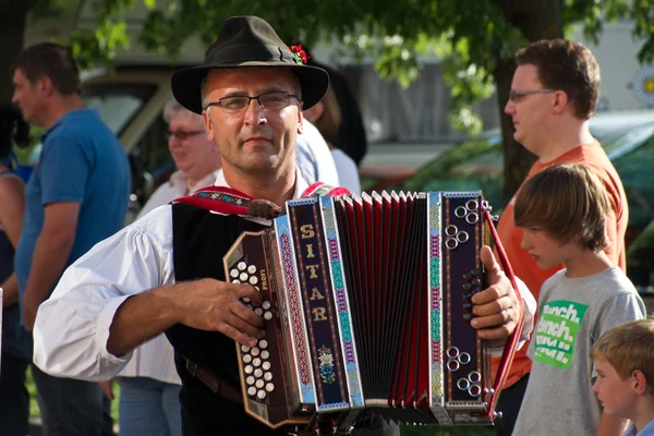 Musiker beim Villacher Kirchtag — Stockfoto