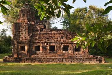 Prasat ta muang gün batımında