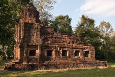 Prasat ta muang gün batımında