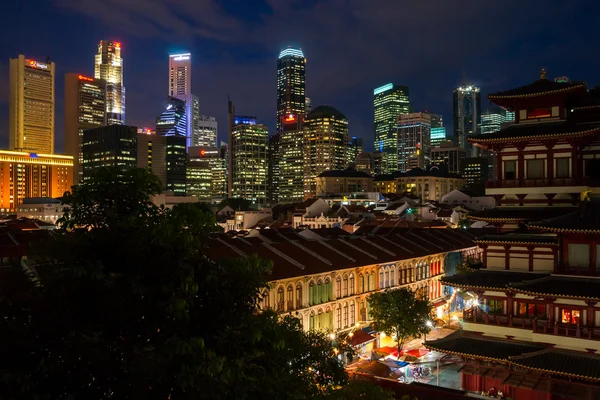 Singapore by Night — Stock Photo, Image
