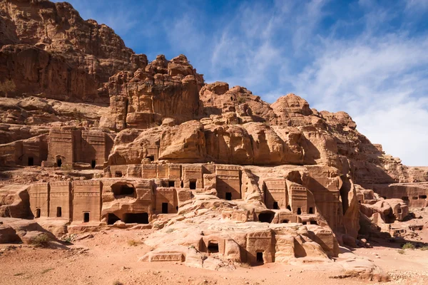 Fassaden von Petra — Stockfoto
