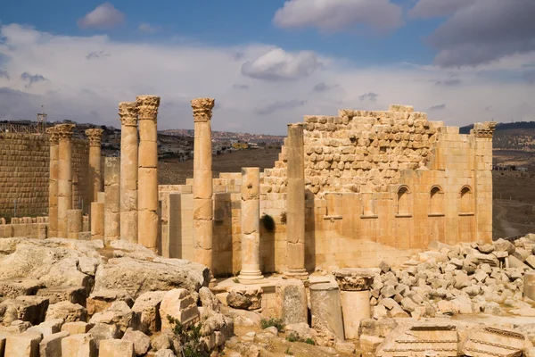 Ruins of antique Gerasa — Stock Photo, Image