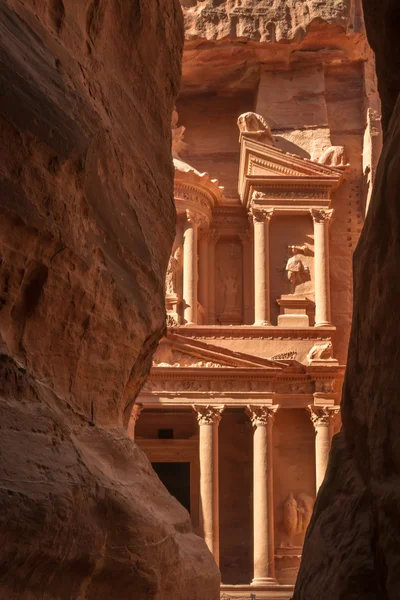 O Tesouro em Petra — Fotografia de Stock