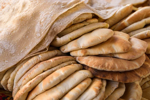 Pane in una panetteria giordana Fotografia Stock