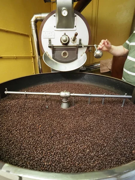 Rohkaffee Aus Biologischem Anbau Costa Rica Geröstet Cremona Italien Bei — Stockfoto