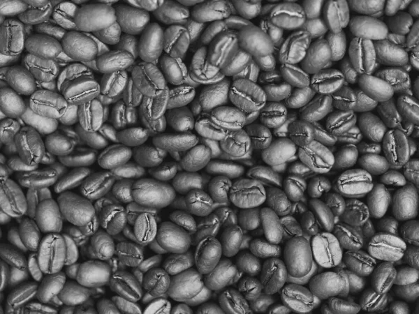 Brown Roasted Coffee Beans Macro Closeup Making Blend Series — Stock Photo, Image