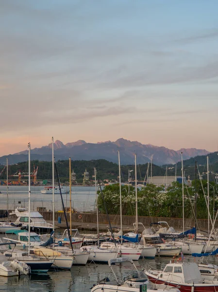 Panoramic View Spezia Sunset — ストック写真