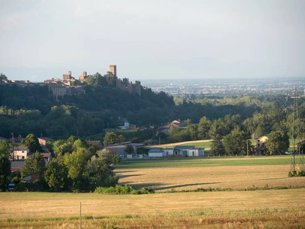 Castell Arquato Uma Das Mais Belas Cidades Medievais Itália — Fotografia de Stock