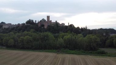 castellarquato in piacenza, emilia romagna, Italy panoramic views