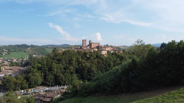 Castellarquato Piacenza Emilia Romagna Italy Panoramic Views — Fotografia de Stock