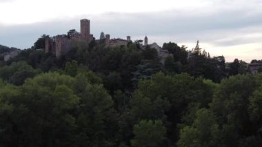 castellarquato in piacenza, emilia romagna, Italy panoramic views