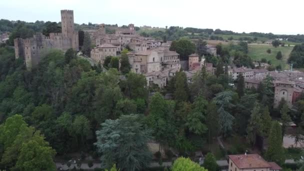 Castellarquato Piacenza Emilia Romagna Italy Panoramic Views — Wideo stockowe