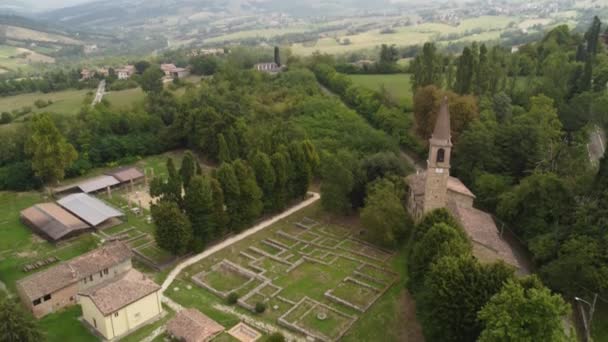 이탈리아의 고고학 유적지에 기둥들이 의유적 — 비디오