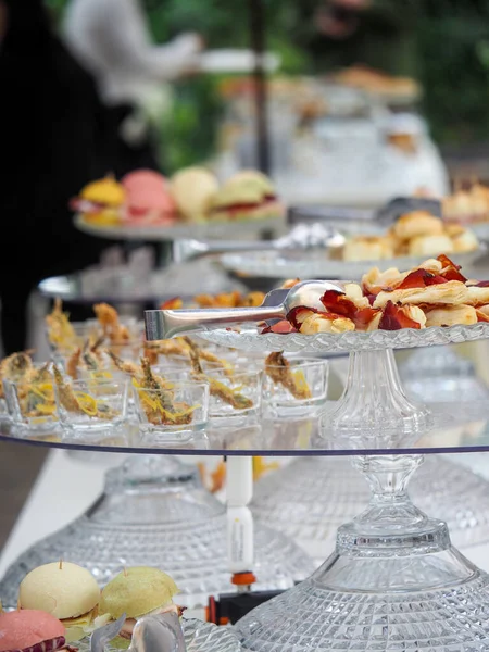 Evento Catering Finger Food Gastronomia Variazioni — Foto Stock