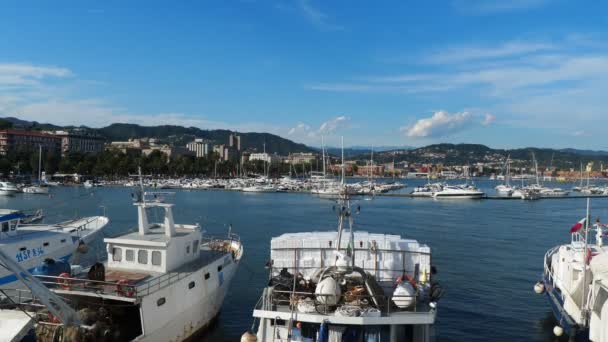 Hafen Von Spezia Cinque Terre Italien — Stockvideo