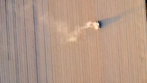 Posto Gasolina Drone Vídeo Dia — Vídeo de Stock