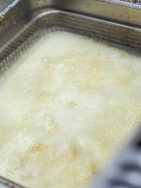 Frites Bakken Keuken — Stockfoto