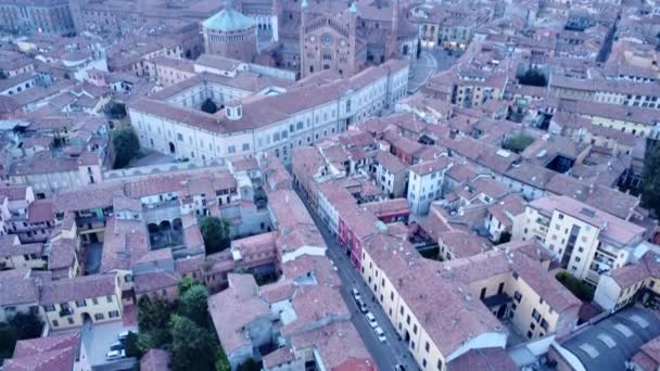 Αστική Εναέρια Άποψη Της Cremona Lombardy — Αρχείο Βίντεο